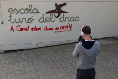 Imatge d’arxiu d’un mural d’una escola de Canet.