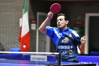 Marc Duran, en un partido de competición europea.