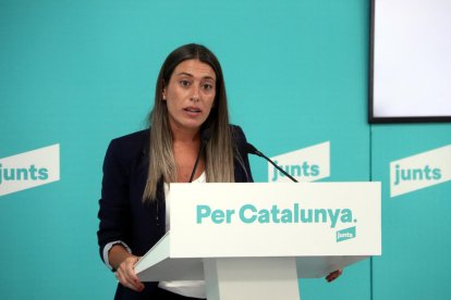 La diputada de Junts en el Congreso Míriam Nogueras.