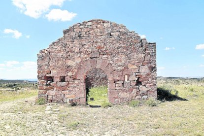 L’ermita de Sant Marc on ja s’està treballant.