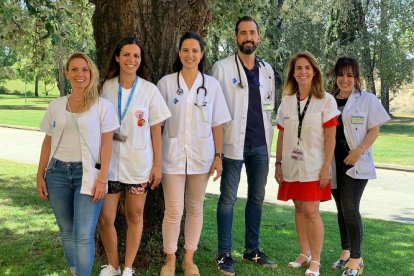 L'equip que ha participat en l'assaig clínic per a la millora dels pacients amb insuficiència cardíaca, amb un dels seus coordinadors, el doctor José Luis Morales Rull.

Data de publicació: dijous 16 de juny del 2022, 13:07

Localització: Lleida

Autor: Cedida a l'ACN per l'ICS Lleida