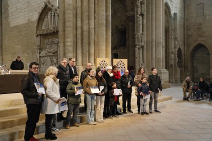 L’Agrupació Ilerdenca de Pessebristes va entregar els reconeixements en un acte a la Seu Vella.