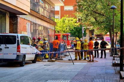 Al lloc van acudir els Bombers i la Guàrdia Urbana.