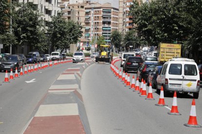 Restricciones de tráfico en un tramo de Ronda para habilitar carril bici