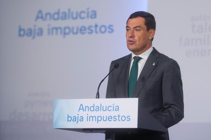 El president de la Junta d'Andalusia, Juanma Moreno.