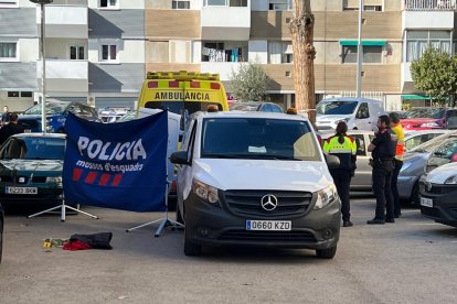 La calle de Badia del Vallès donde fue ayer asesinado un hombre.