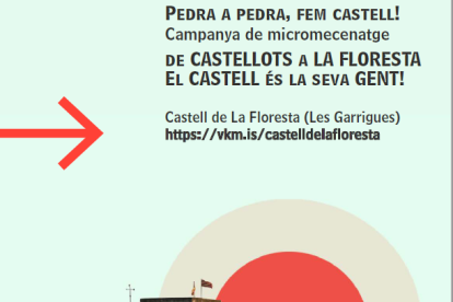 Cartell promocional de la iniciativa dels Amics del Castell de la Floresta