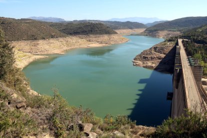 Pantano de Rialb a menos de un 7% de su capacidad