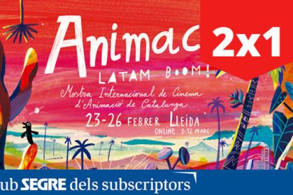 Llega una nueva edición de ANIMAC, la Muestra Internacional de Cine de Animación de Cataluña que se celebrará en Lleida del 23 al 26 de febrero (online del 3 al 12 de marzo).