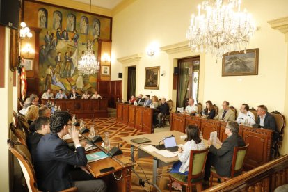 El ple extraordinari d’ahir va aprovar el cartipàs per unanimitat tret de dos abstencions en dos punts de l’organigrama.