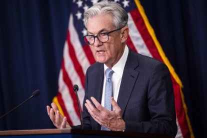 El presidente de la Reserva Federal (Fed) de EE.UU., Jerome Powell.