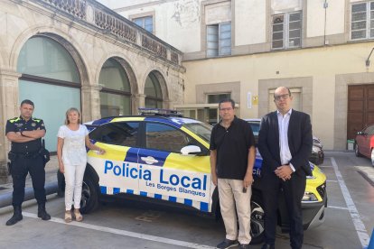 El nou vehicle de la Policia Local de les Borges.