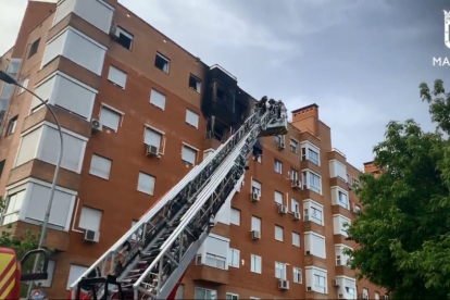 El foc va calcinar al complet l’habitatge de les víctimes mortals.