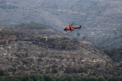 L'alcalde d'Alòs de Balaguer demana més coordinació per fer front a l'incendi de Baldomar