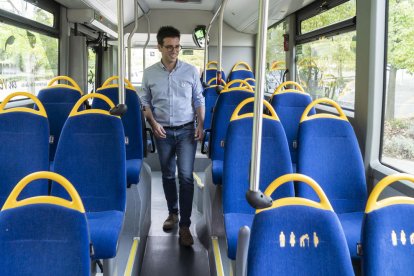 Toni Postius defiende reformular líneas de autobuses que ahora, dice, no son eficientes.