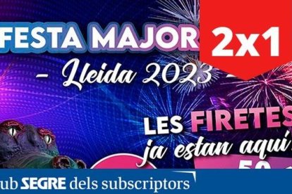 Disfruta de atracciones para grandes y pequeños en las firetes de Lleida en motivo de las Festes de Maig.