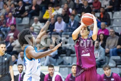 Rafa Villar, en su debut en el Barris Nord al partido de la primera vuelta.