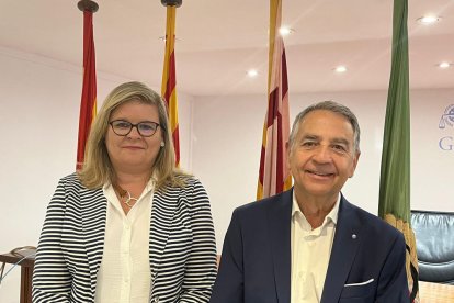 M. Cerqueda y J. Francesch, responsables del Col·legi.