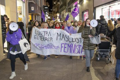 Marcha contra la violencia machista del pasado 25 de noviembre en Lleida. 