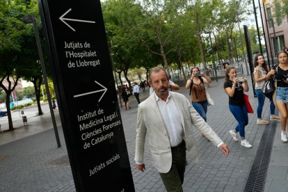 Sandro Rosell, en una foto de archivo de su llegada a la Ciutat de la Justicia en 2012.