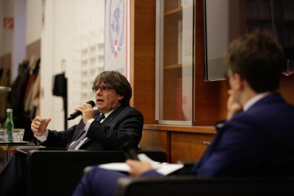 Puigdemont intervindrà en l’acte de l’1-O de manera telemàtica.