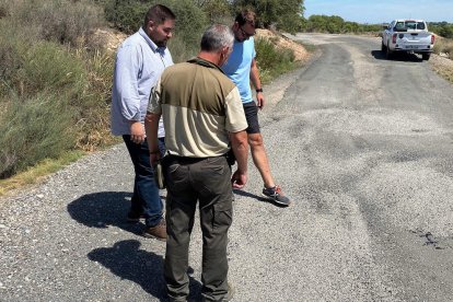 Gerard Companys i el regidor Robert Moreno van visitar les obres.