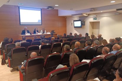 La presentació de l’informe ahir a Lleida.