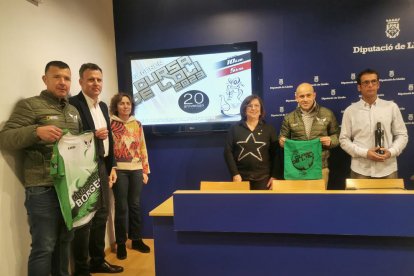 El vigésima Cursa de l’Oli se presentó ayer en la sede de la Diputación.