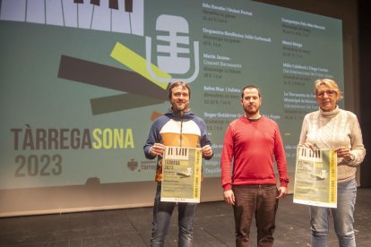 Presentació ahir de la nova temporada del cicle ‘Tàrrega Sona’.