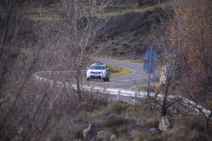 Una patrulla dels Mossos, ahir.