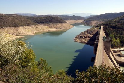 El pantà de Rialb al 6,7% de la seva capacitat.