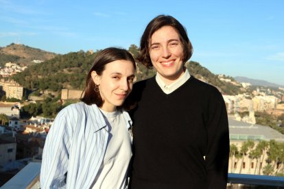 Nora Haddad i Alba Cros, dilluns al Festival de Màlaga.