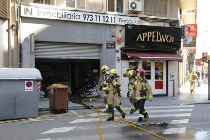 Los Bomberos activaron cuatro dotaciones.