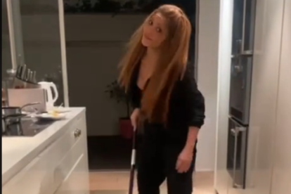 Frame de la publicación de Shakira en TikTok.