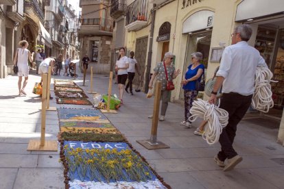 Les flors van vestir els carrers de Guissona.