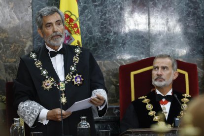 Carlos Lesmes en l’obertura de l’Any Judicial el passat dia 7.