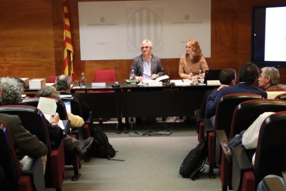 El ple d’ahir del Consell Escolar de Catalunya.