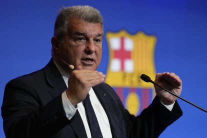 Joan Laporta, president del FC Barcelona.