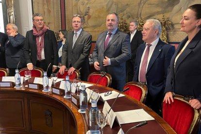 Reunió de diputacions i ajuntaments ahir al Senat.