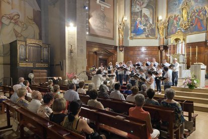 Concert d'estiu de l'Orfeó Terrall de les Borges Blanques a l'església parroquial