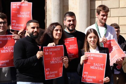 La directora de SMC i la presidenta del CNJC en una fotografia conjunta després d'un acte a plaça Sant Jaume