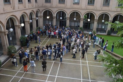 Las visitas comenzaron en el edificio del Rectorat de la UdL.