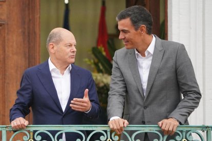 Scholz invitó ayer al Sánchez a una reunión del Consejo de Ministros alemán en Meseberg.