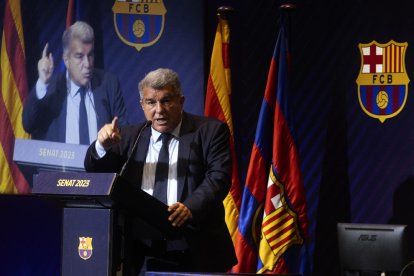 El president Joan Laporta, en una imatge d’aquesta setmana.