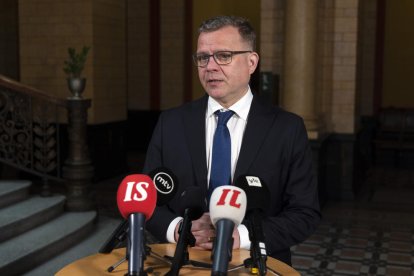 Petteri Orpo, líder del partit conservador Kokoomus.