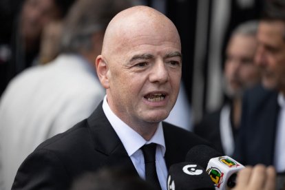 Gianni Infantino, fue reelegido ayer presidente de la FIFA.