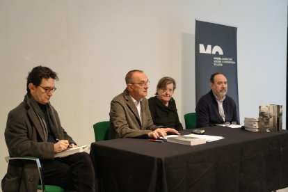 Presentación de ‘Calidoscopi Benet Rossell’, ayer en el Morera.