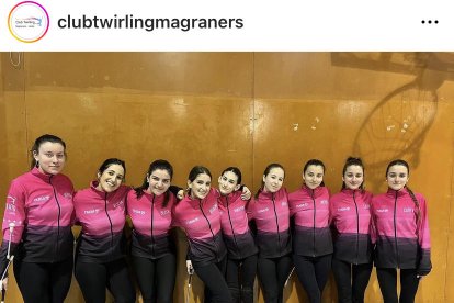 El Club Twirling Magraners, a la Copa de les Nacions de Liverpool