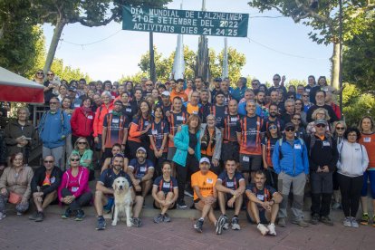 Marcha popular contra el Alzheimer de Tàrrega con 160 personas