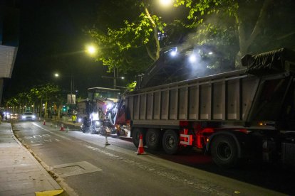 Operaris van finalitzar ahir a la nit la renovació.